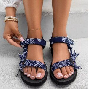 Arizona Love Bandana Sandals "NEW"